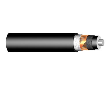 Image of XLPE Al single core 38/66 kV cable