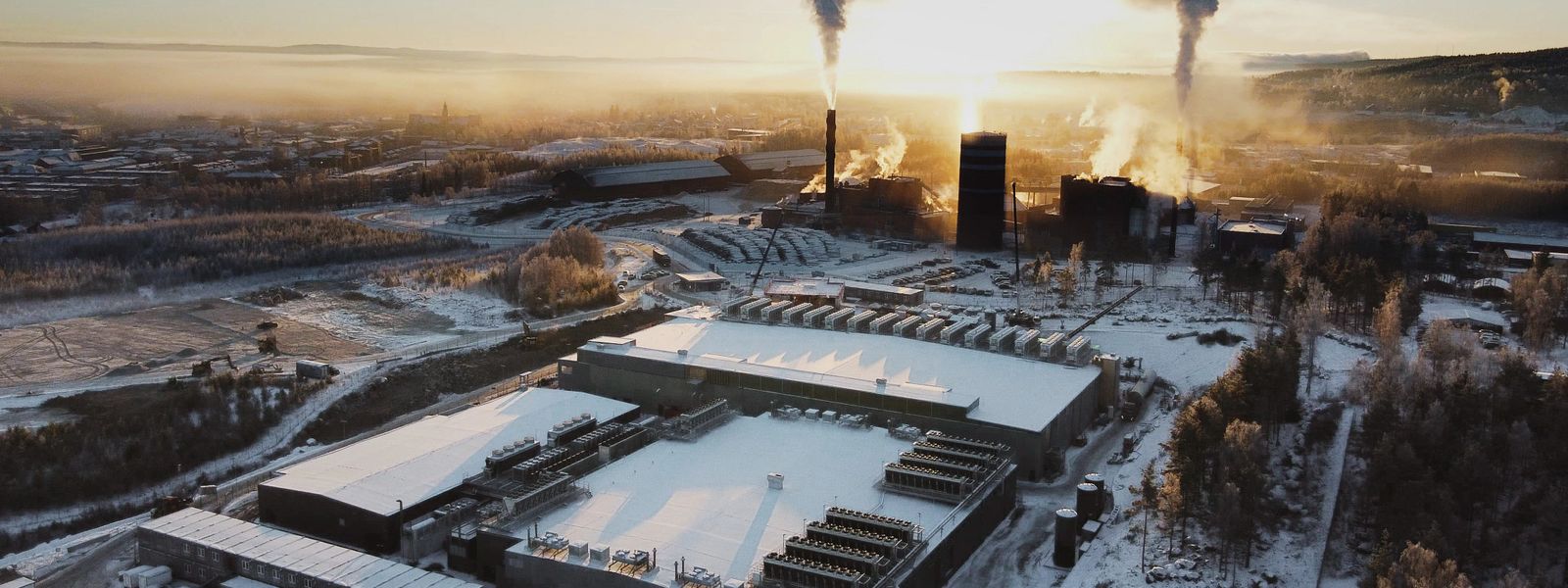 NKT Ground Site Production Snow Steam Sunset