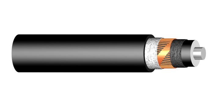 Image of XLPE Al single core 38/66 kV cable